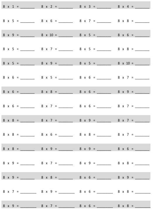 Eureka Math Grade 3 Module 3 Lesson 12 Pattern Sheet Answer Key 1
