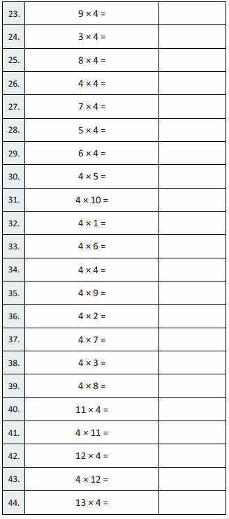 Eureka Math Grade 4 Module 1 Lesson 5 Sprint Answer Key 4