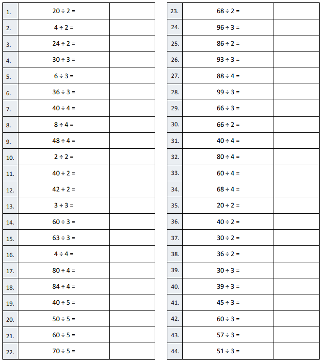 Eureka Math Grade 4 Module 3 Lesson 19 Sprint Set Answer Key 1