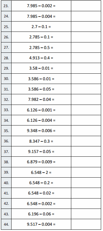 Eureka Math Grade 5 Module 1 Lesson 13 Sprint Answer Key 2