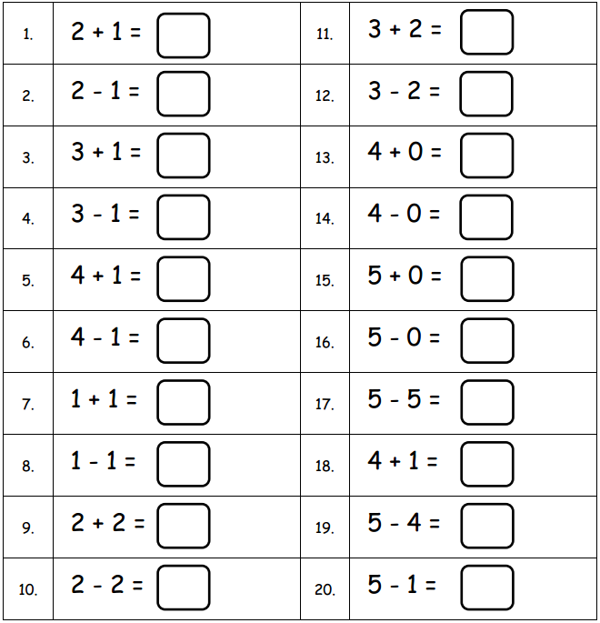Eureka Math Kindergarten Module 4 Lesson 31 Core Fluency Sprint C Answer Key 3