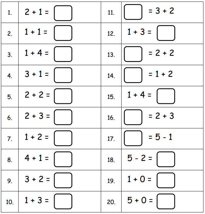 eureka math kindergarten worksheets
