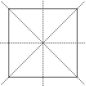 four line of symmetry