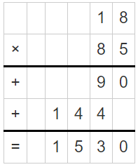Worksheet on 18 Times Table 4