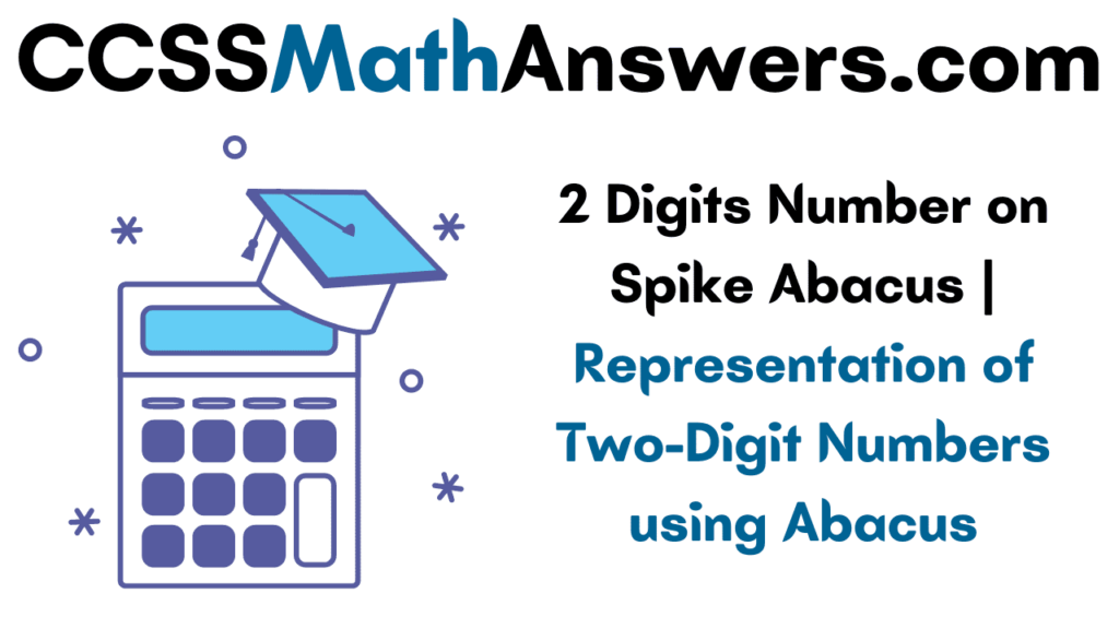2 Digit Numbers on Spike Abacus