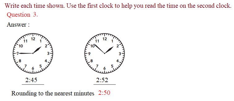 Everyday-Mathematics-3rd-Grade-Answer-Key-Unit-1-Math-Tools,-Time,-and-Multiplication-Everyday-Math-Grade-3-Home-Link-1.5-Answer-Key-Telling-Time-to-the-Nearest-Minute-Question-3