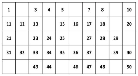 Missing Numbers Problem 5