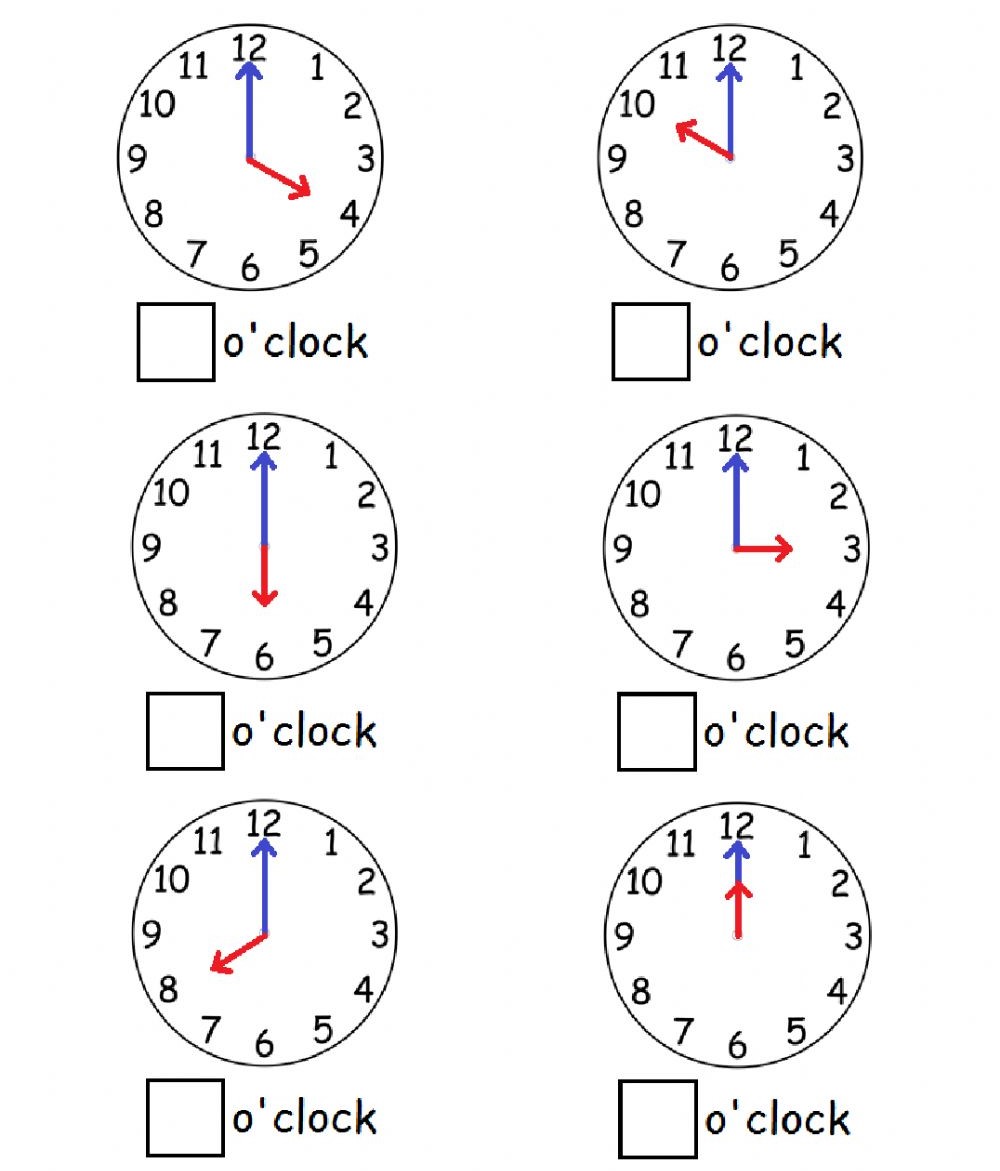 картинки часов английский