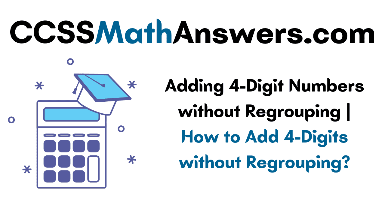 Adding 3 Digits Without Regrouping