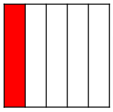 Fraction Representation of 1 ÷ 5