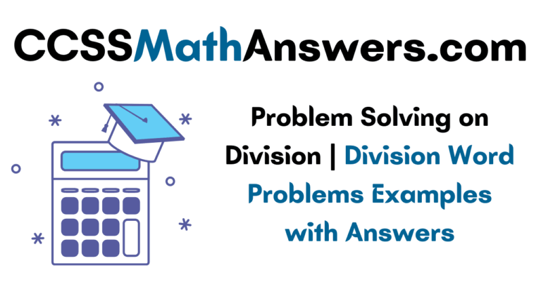 problem solving with division