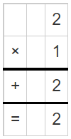 Multiplying 1-Digit Number 4