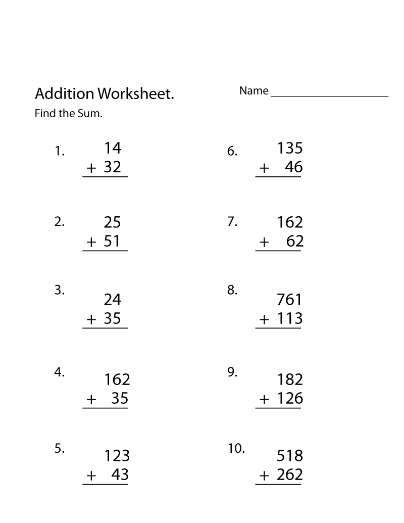 3rd-Grade-Addition-Worksheet (1)