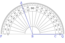 Construction of an angle using protractor img_3