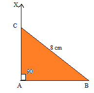 How To Construct a Right Triangle when its Hypotenuse and One Side are given img_1