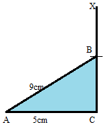How To Construct a Right Triangle when its Hypotenuse and One Side are given img_4