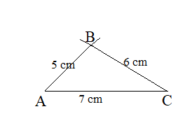 To construct a triangle when three sides are given img_3
