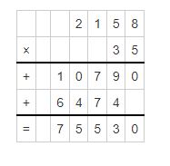 4th grade multiplication worksheet example 3