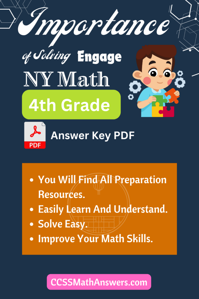 Importance of Solving Engage NY Math 4th Grade Answer Key PDF