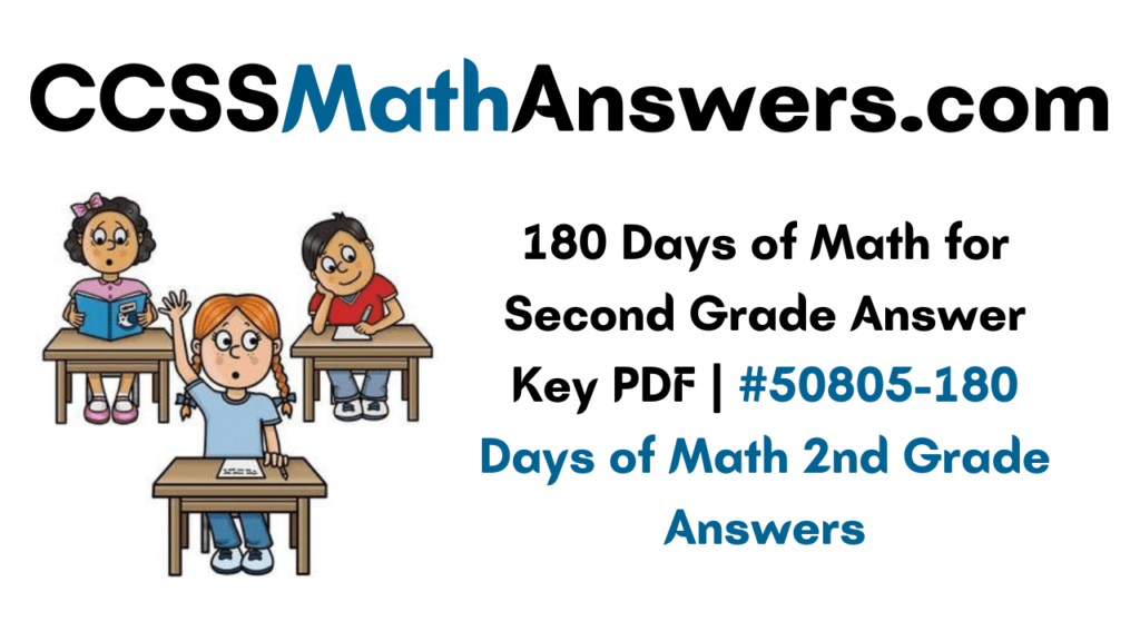 180 Days of Math for Second Grade Answer Key PDF