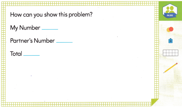 HMH Into Math Grade 1 Module 6 Lesson 1 Answer Key Represent Total Unknown Problems with Objects and Drawings 2
