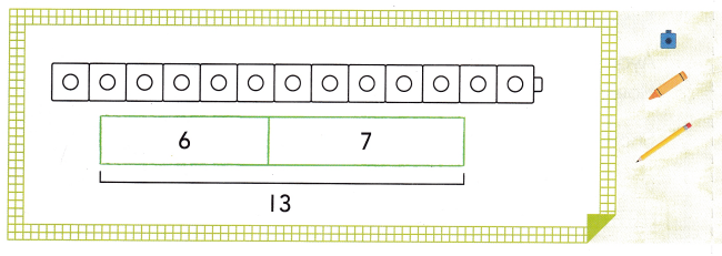 HMH Into Math Grade 1 Module 6 Lesson 4 Answer Key Represent Total Unknown Problems with a Visual Model 4