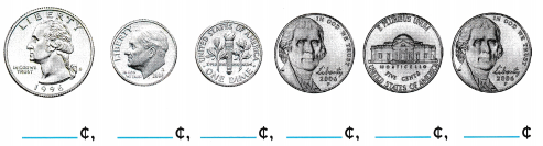 HMH Into Math Grade 2 Module 7 Lesson 2 Answer Key Identify and Find the Value of Coins 12