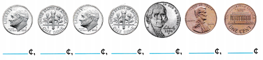 HMH Into Math Grade 2 Module 7 Lesson 2 Answer Key Identify and Find the Value of Coins 9