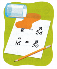 HMH Into Math Grade 4 Module 11 Lesson 5 Answer Key Use Common Multiples to Write Equivalent Fractions 5
