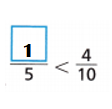 HMH Into Math-Grade-4-Module-11-Lesson-6-Answer-Key-Compare-Fractions-Using-Common-Numerators-and-Denominators-Reason Write a numerator that makes each statement true-10