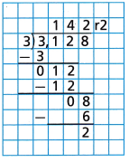 HMH Into Math Grade 4 Module 7 Lesson 3 Answer Key Divide by 1-Digit Numbers 12