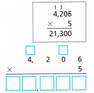 HMH Into Math Grade 5 Module 1 Lesson 4 Answer Key Multiply by 1-Digit Numbers 4