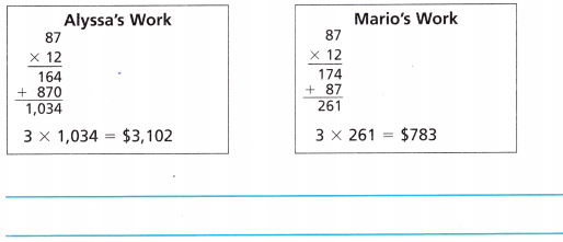HMH Into Math Grade 5 Module 1 Lesson 6 Answer Key Develop Multiplication Fluency 9