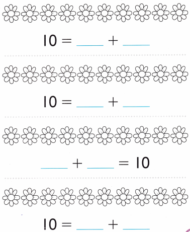 HMH Into Math Kindergarten Module 13 Answer Key Ways to Make Numbers to 10 22