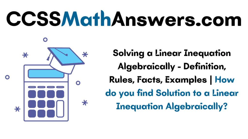 Solving a Linear Inequation Algebraically