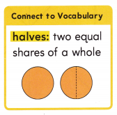 HMH Into Math Grade 1 Module 16 Lesson 3 Answer Key Partition Shapes into Halves 4