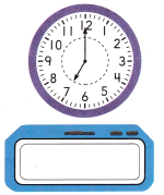 HMH Into Math Grade 1 Module 18 Lesson 3 Answer Key Tell Time to the Hour and Half Hour 10