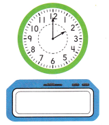 HMH Into Math Grade 1 Module 18 Lesson 3 Answer Key Tell Time to the Hour and Half Hour 6