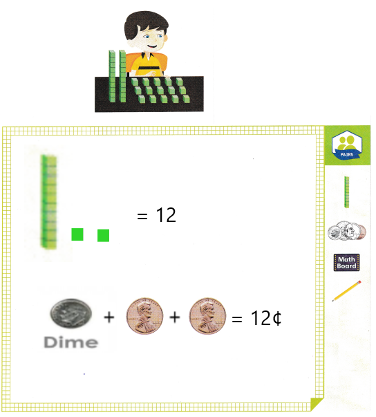 HMH Into Math Grade 2 Module 7 Lesson 1 Answer Key Relate Place Value to Coins 1-1