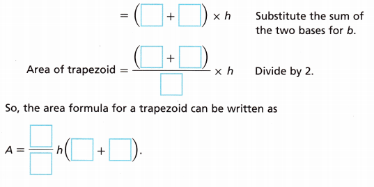 HMH Into Math Grade 6 Module 12 Lesson 3 Answer Key Develop and Use the Formula for Area of Trapezoids 3