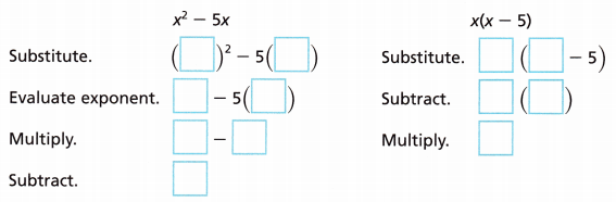 HMH Into Math Grade 6 Module 8 Lesson 5 Answer Key Identify and Generate Equivalent Algebraic Expressions 1