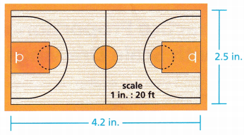HMH Into Math Grade 7 Module 1 Lesson 6 Answer Key Practice Proportional Reasoning with Scale Drawings 19