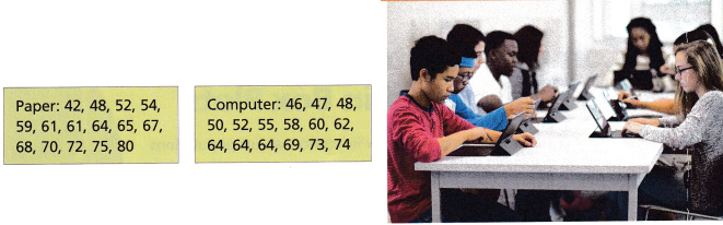 HMH Into Math Grade 7 Module 13 Lesson 2 Answer Key Compare Center and Spread of Data Displayed in Box Plots 4