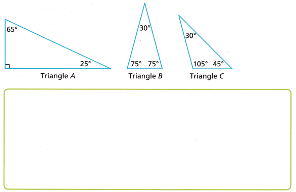 HMH Into Math Grade 8 Module 4 Lesson 1 Answer Key Develop Angle Relationships for Triangles 3