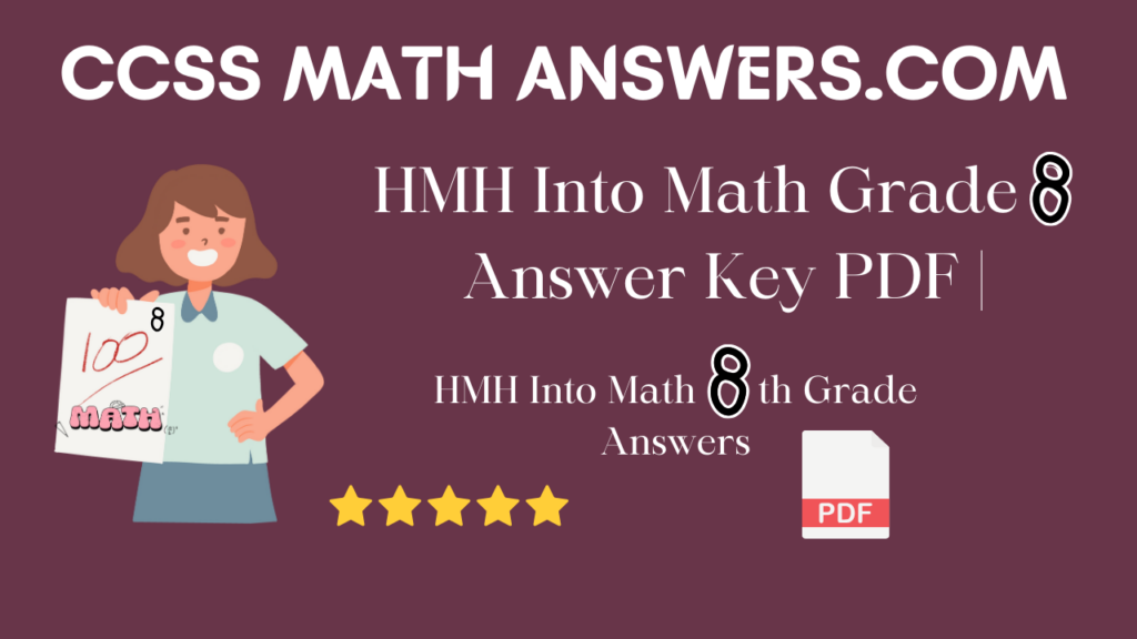 HMH Into Math Grade 8 Answer Key PDF
