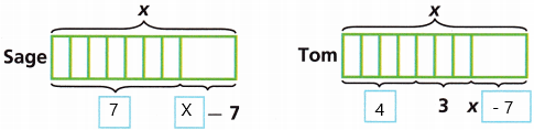 Into Math Grade 6 Module 8 Lesson 3 Answer Key Write Algebraic Expressions to Model Situations q2ah