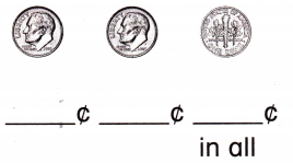 McGraw Hill My Math Grade 1 Chapter 5 Lesson 3 Answer Key Count by Tens Using Dimes 5