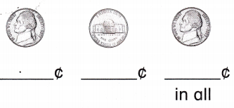 McGraw Hill My Math Grade 1 Chapter 5 Lesson 9 Answer Key Count by Fives Using Nickels 6