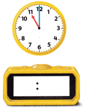 McGraw Hill My Math Grade 1 Chapter 8 Lesson 6 Answer Key Time to the Hour Digital 18