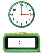 McGraw Hill My Math Grade 1 Chapter 8 Lesson 6 Answer Key Time to the Hour Digital 19